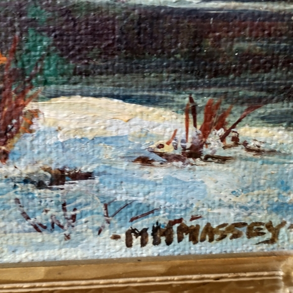 A pair of MH (Hart) Massey oil paintings - Picture 4 of 7